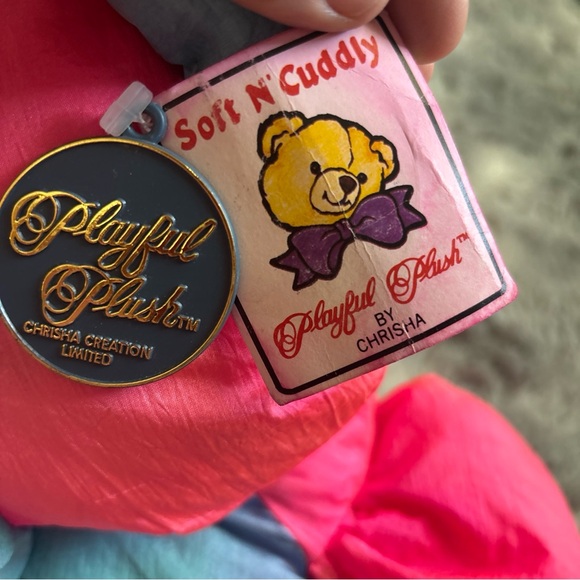 💕5/$20💕Chrisha Playful plush teddy bear vintage - Picture 11 of 16